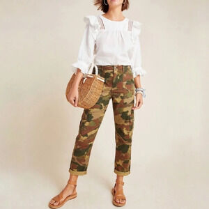Anthropologie Camouflage Pants